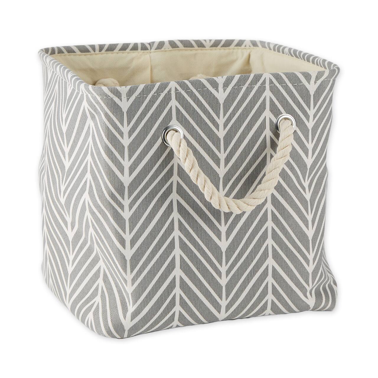 DII® 11" Polyester Herringbone Storage Bin